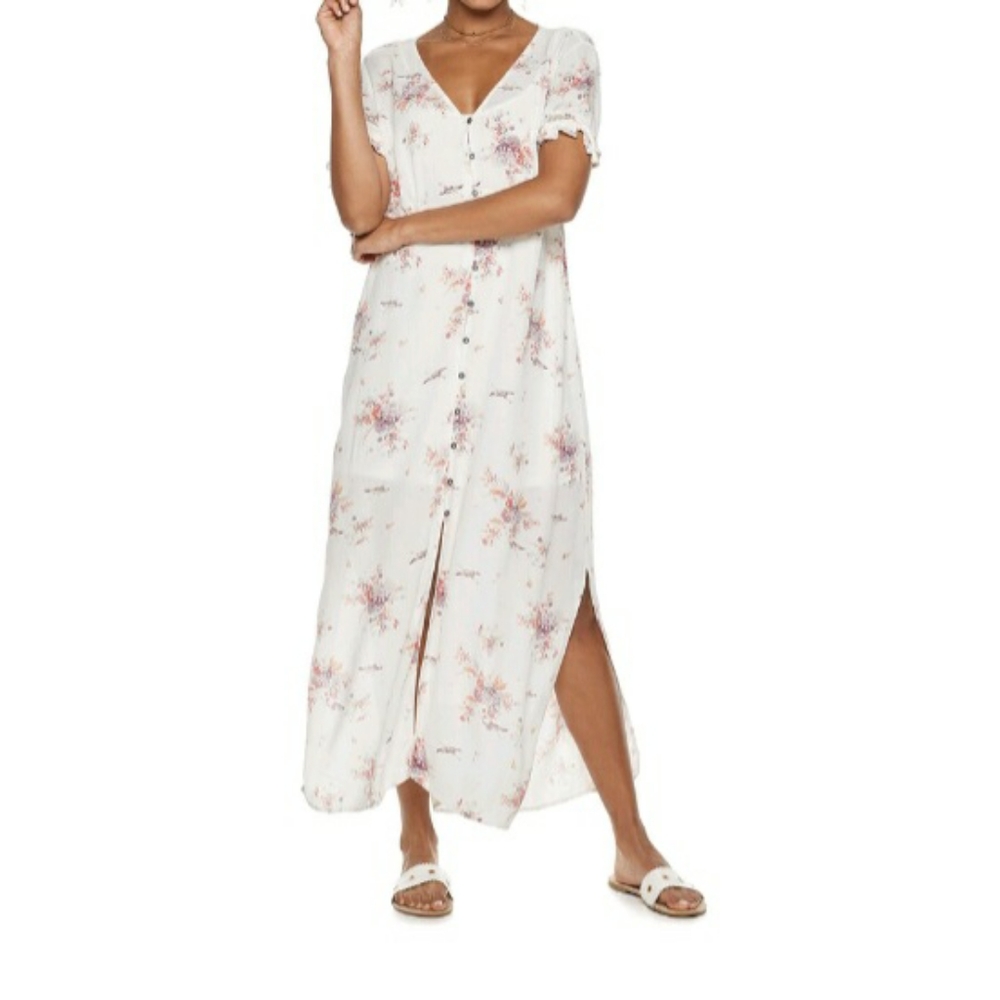 Mudd Button Slip Dress sz XXL NEW